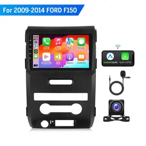 9-Inch Android 15 Car Radio with Android Auto Player, CarPlay Car Screen for Ford F150 2009-2012, GPS Navigation, WiFi, Bluetooth, FM/RDS, EQ and Backup Camera