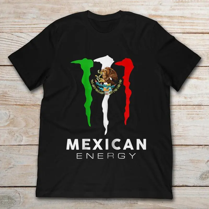 MEXICO FLAG MEXICAN ENERGY DRINK LOGO T-SHIRT Classic Man MEXICO FLAG MEXICAN ENERGY DRINK LOGO T-SHIRT Classic Man
