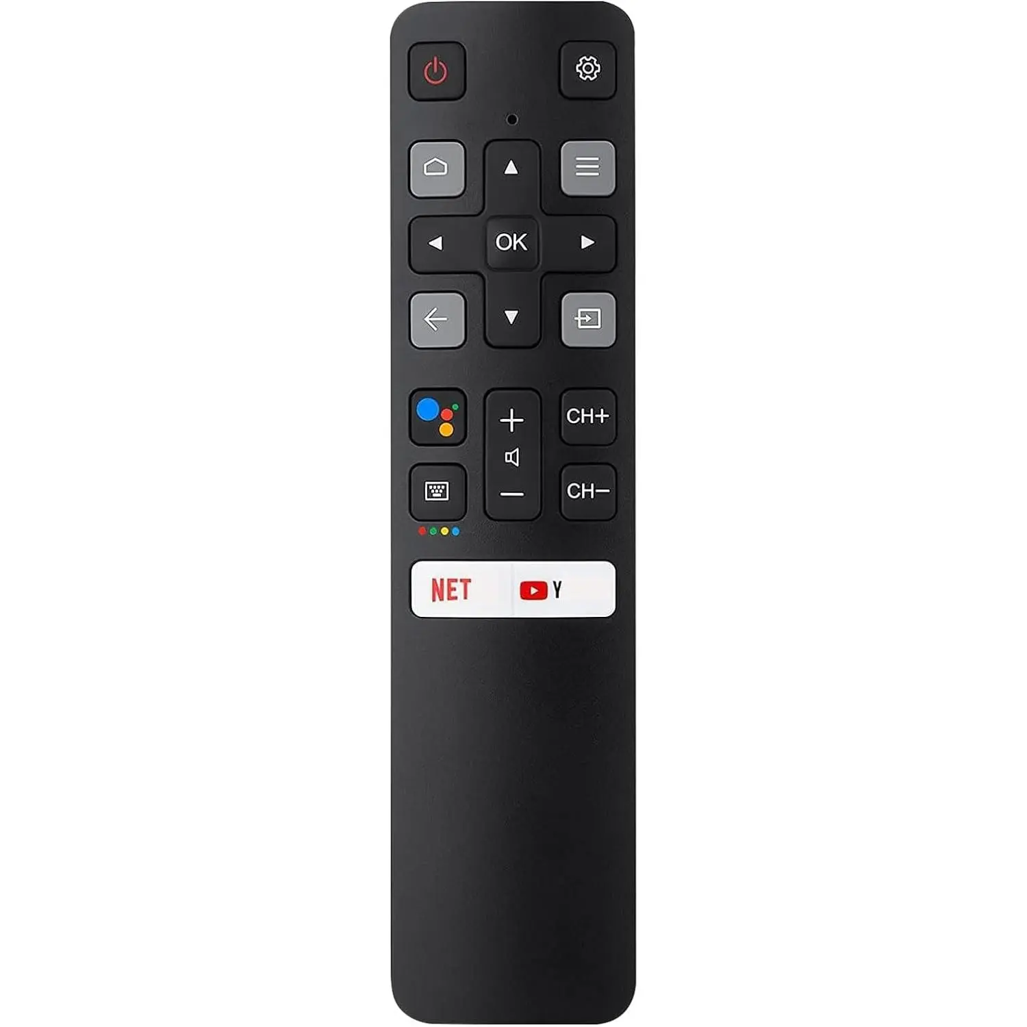 Replacement  TV Remote RC802V for  Android TV 4K  TV Remote Control No Setup Required, 40S334 50S434 55S434 75S434 40S330 70S430 32S334 55S435 50S435 43S434 32S6500A 65P8S 65P8 (No Voice)