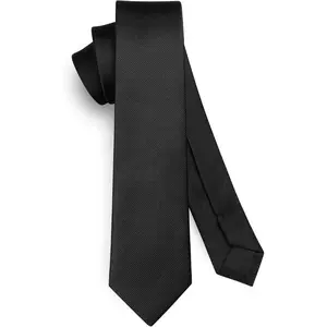 Slim Tie for Men Solid Color 6cm Classic Formal Business Tie for Weddings and All Occasions
