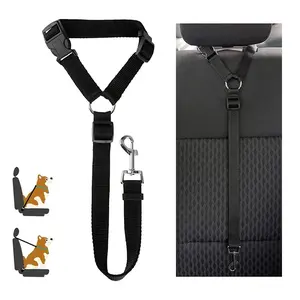 Pet Supplies Practical Cat and Dog Safety Adjustable Car Seat Belt, Seat Belt, Puppy Seat Belt, Adjustable Safety Harness, Leash
