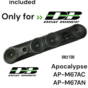 Universal Speaker Panel 4x6.5 2 X Tweters Pod ( Wood And Fabric ) Roof Rack !ONLY FOR (APOCALYPSE \ AP-M67AC \ AP-M67AN/and pride /no speakers !!!! No incluyen Bosinas !!