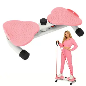 Waist Twister Machine - Standing Core & Abs Exercise Equipment with Double Non-Slip Design, Quiet Operation, Multi-Stance Foot Positioning for Home Gym Toning Adjustable Weight Bench