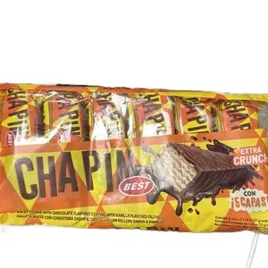 1 Bolsa de Best Chapin Galleta Con Cobertura De chocolate Relleno de Vainilla