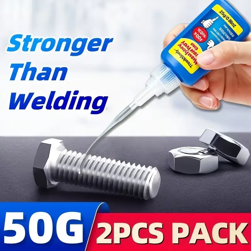 2PCS Multi-functional Strong Quick-drying Glue, Suitable For Various Materials Such As Shoes, Ceramics, Plastics, Wood And Metals, Transparent And Waterproof, Super Glue, Strong Glue, Welding Glue, Craft Glue, Rhinestone Adhesive, Wood Glue