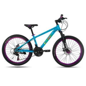 CYBIC Mountain Bike, Front Suspension Mountain Bike, 21-Speed Disc, Youth/Adult Mens Womens Trail Commuter City Bicycles