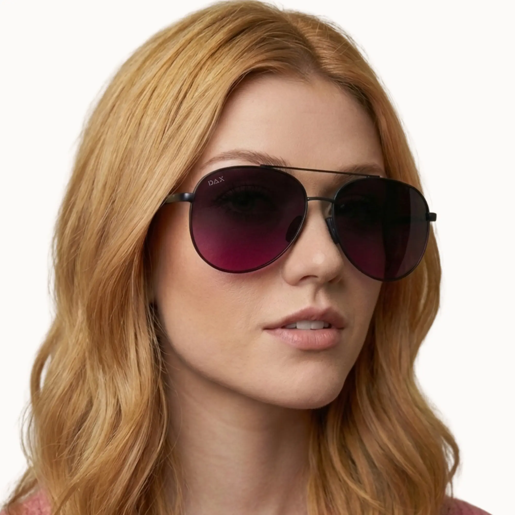 DAX Eyewear ACE Aviator Sunglasses - Hair-Friendly Metal Frame, Easy-to-Clean Lenses, Anti-UV Aviation Design, Unisex Trendy Shades, Sun Protective Uv Blocking Eyewear, Cheetah Accent Accessories for Women, Sun Protective Eyewear, Stylish Sunglasses
