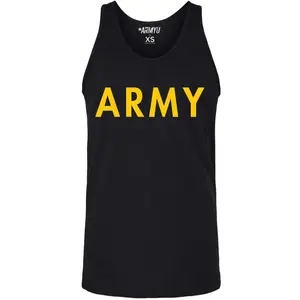 ARMY Physical Training PT Tank Top | US Military Infantry Exercise Training Sleeveless Printed Top