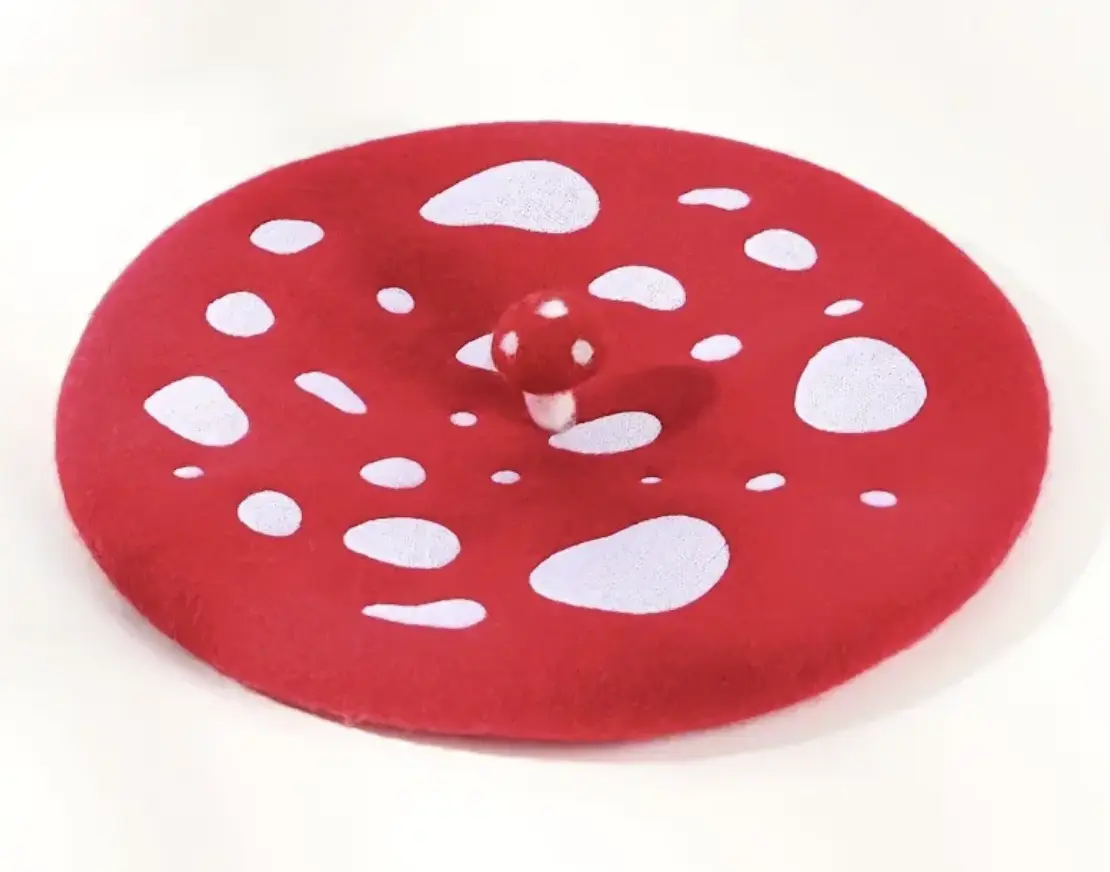 Shroomworks Premium Wool Mushroom Hat – Unique Design for Unisex Comfort and Style