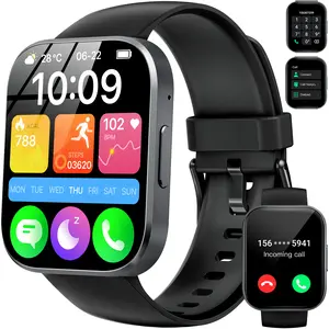 OUKITEL 2026 Smart Watch(Answer/Make Call), 1.91" HD Smart Watches for Men Women, Fitness Tracker with Heart Rate Sleep Monitor, IP68 Waterproof, 140+Sport Mode Fitness Watch for Android iOS