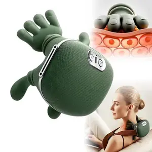 Back Massager Pillow with Heating & 3 Speed Settings, Electric Massage Cushion for Back Pain Relief, Suitable for Men Women