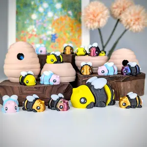 Bee Fidget Stress Relief Toy, Bumblee Bee Flexi Toys, Fidgets