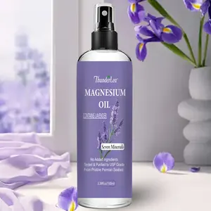 Daily Magnesium Oil Spray for Feet, Ancient Mineral Magnesium Oil Spray, Local Magnesium Supplement for Skin and Body, Calming Lavender, 3.38 Fl.oz