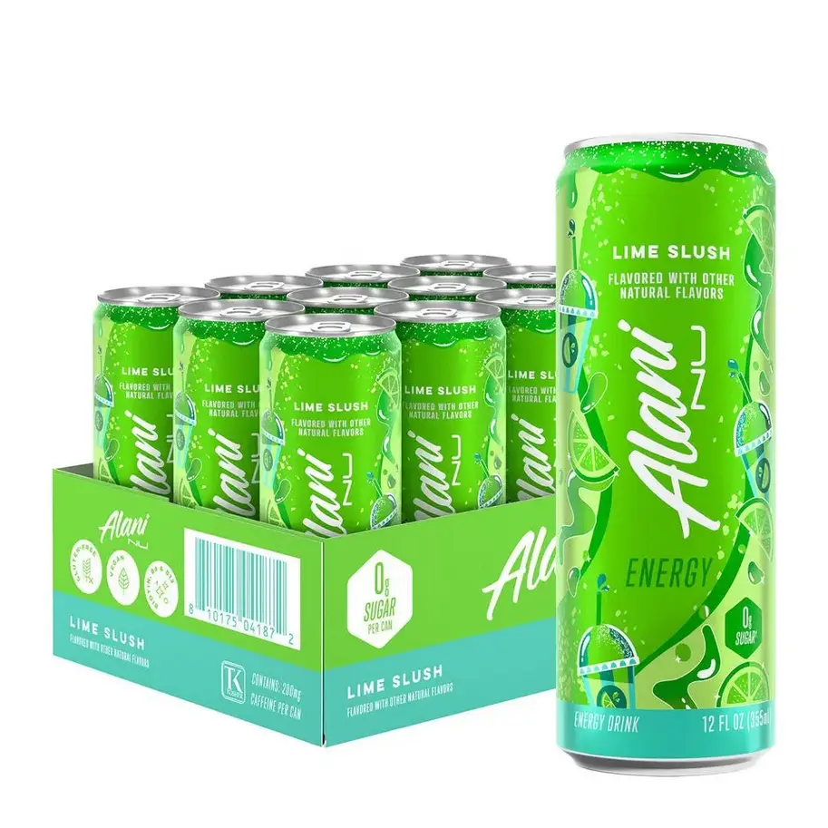 Alani Nu Sport Energy Drink - Sugar-Free, Low-Calorie, 200mg Caffeine, Antioxidants, Biotin B Vitamins, 10 Calories, 12 Fl Oz Cans, 12-Pack, Natural Flavors