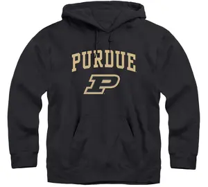 Purdue University Heritage Hooded Sweatshirt (Black)