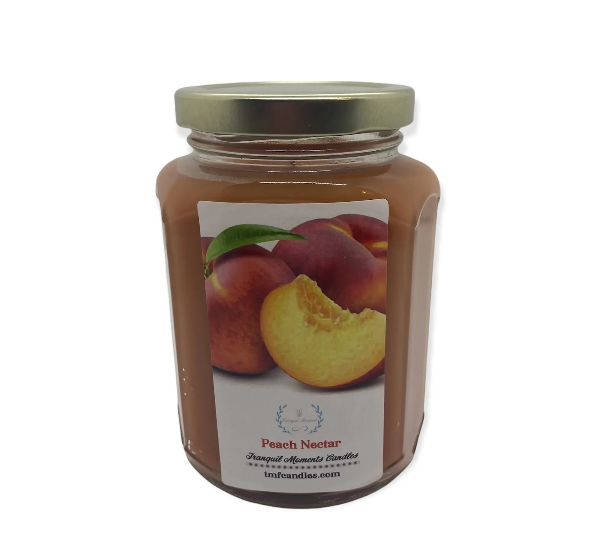 Peach Nectar Large Oval Soy Blend Candle