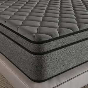 mattress Comfortable Sleep Solution 10"/12"/14" Hybrid Mattress with Gel Memory Foam & Individually Wrapped Coils for Medium Firmness Cool Sleep Support Fits Twin Full Queen King Sizes