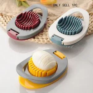 Creative Egg Slicer, Stainless Steel Wire Steamed Egg Cutter Egg Cracker Tool, Lunch Meat Slicer, Random Color, Kitchen Gadget, Kitchenware, Utensils, Easy to Use