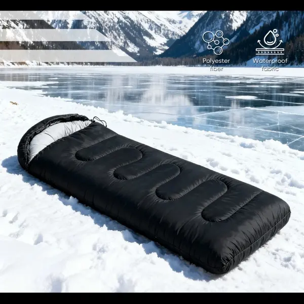 WildSleeper PeakRest Inflatable Sleeping Bag with Camping Mattress - Soft, Foldable, Portable, Windproof Outdoor Camping Accessory (TrailNest, CampCocoon, PackNest, CozySack, LiteSlumber, Snug Pouch)