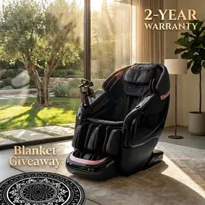 Massage Recliner Chair BV-1 Full Body 2026 Zero Gravity SL-Track Shiatsu Recliner with AI Voice LED Backlight Remote Waist & Calf Heating Phone Holder