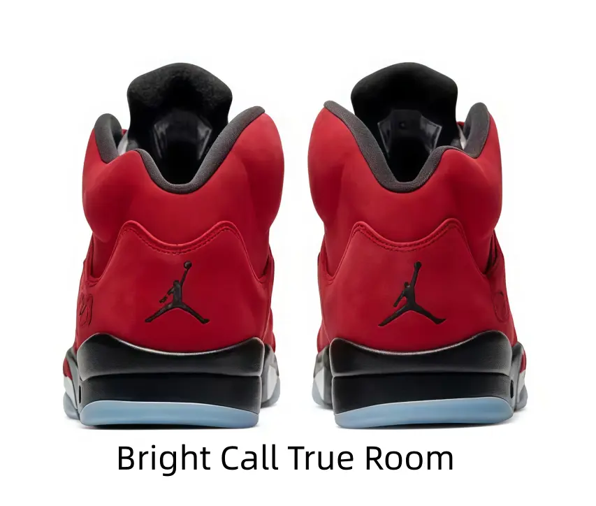 Brand New Ultra Breathable Retro Basketball Sneakers, Solid Red Matte Nubuck Leather Upper, Powerful Shock Absorption for All Sports & Daily Street Scenes, Original Packaging Provided