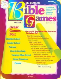 USED-Big Book of Bible Games: Includes Bible Memory, Charades, Bingo, Dominos, Bible Spinner Games, Trivia, Pin the Animals on the Ark, and More. 16 by Instructional Fair (Paperback)