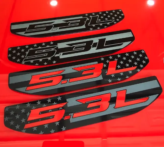 2020-2026 GMC 1500 5.3 Fender Emblems Insert "Custom Color"