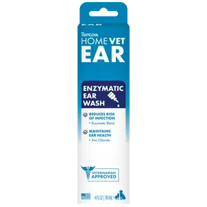 TropiClean HomeVet Enzymatic Ear Wash for Cats & Dogs TropiClean HomeVet Enzymatic Ear Wash for Cats & Dogs