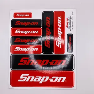 Snap-on tools logo sheet stickers new 10 pieces