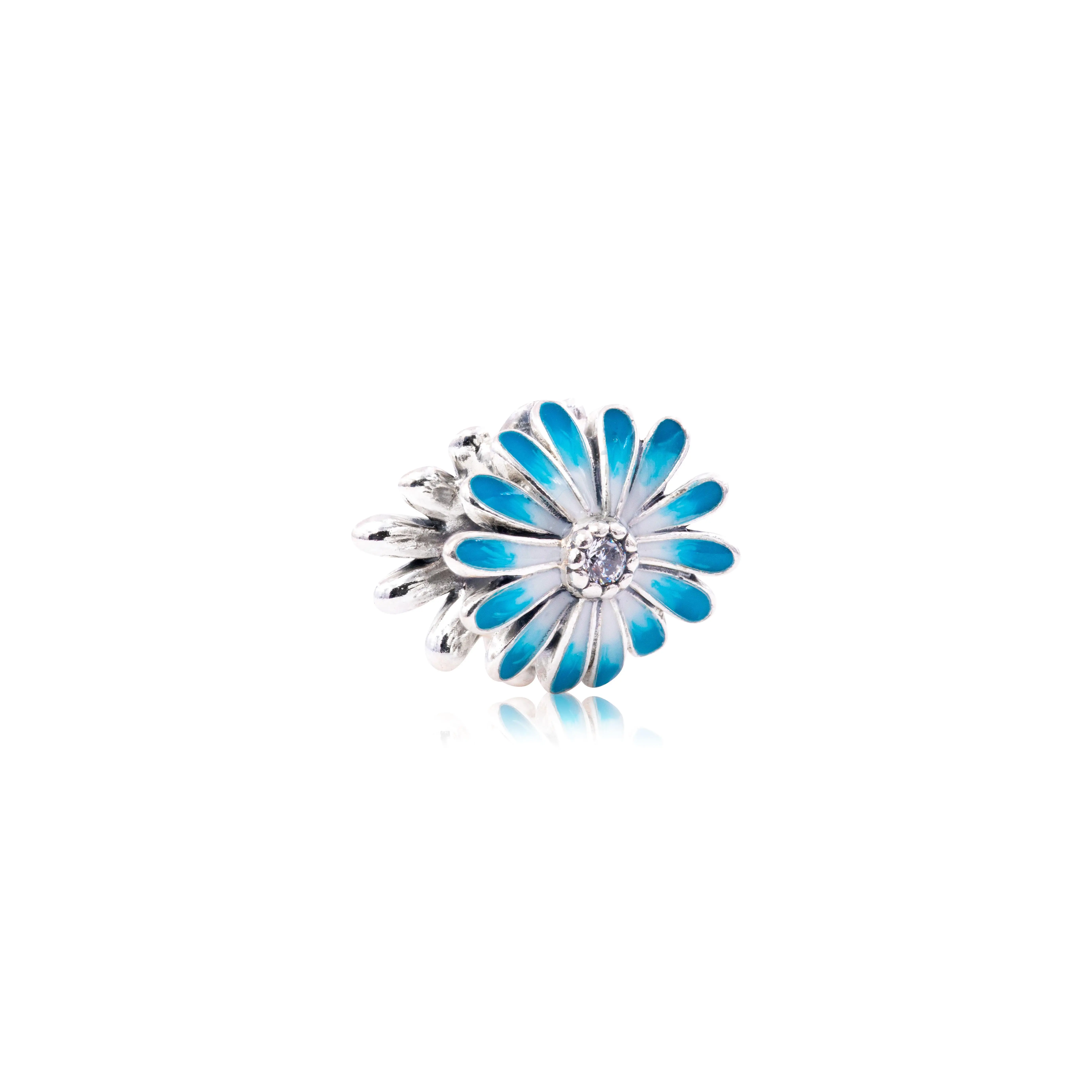 Pandora Blue Daisy Flower Charm 798775C01