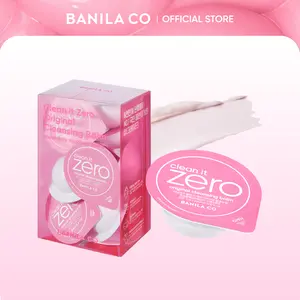 BANILA CO Clean It Zero Original Cleansing Balm Travel Kit | Travel-Friendly Cleanser for Waterproof Makeup Removal | 16 Mini Packs of Vegan, Hypoallergenic Balm for All Skin Types