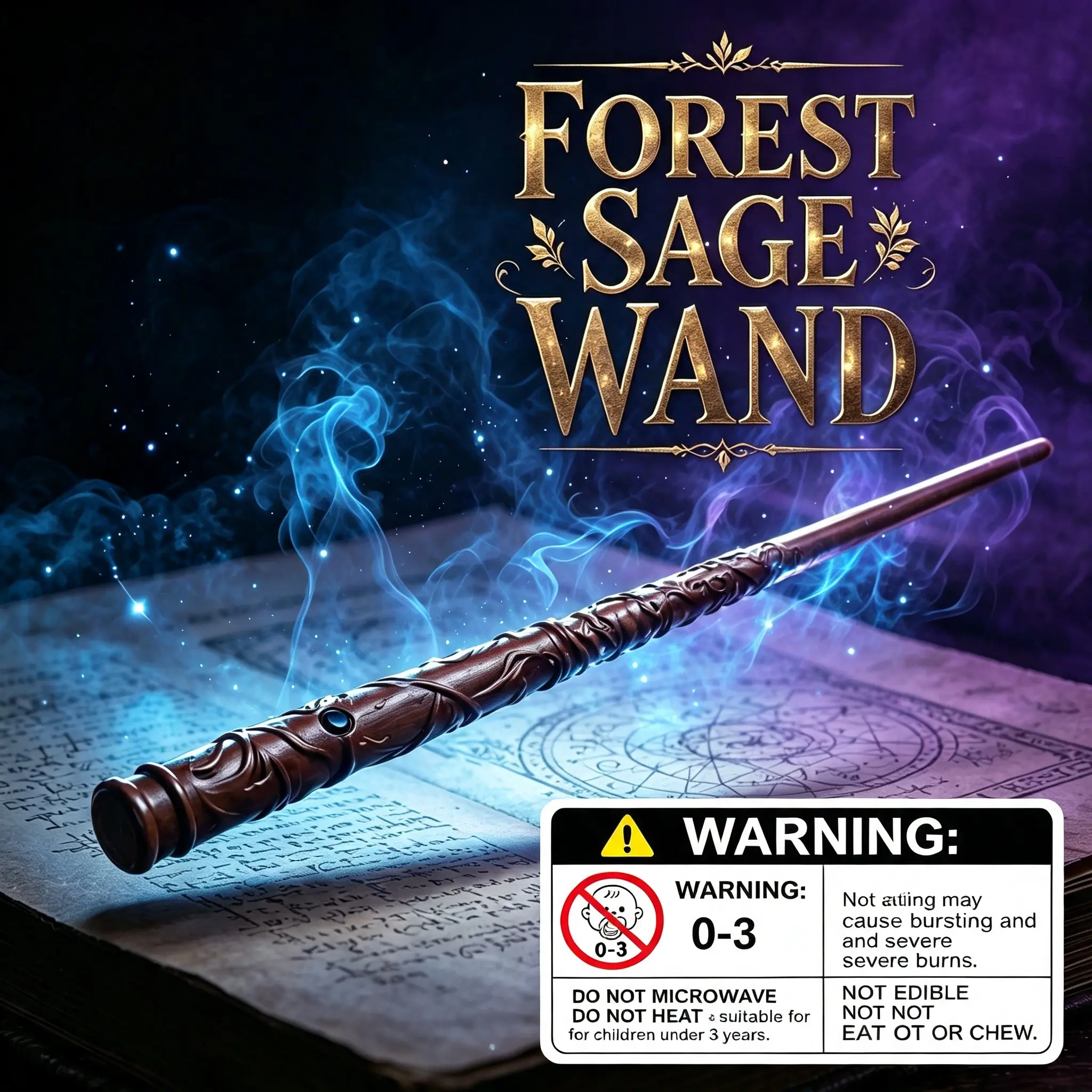 Wizard Magic Wand with Gift Box - Realistic Cosplay Prop Stick, Hobby Toy for Halloween Role-Play & Fantasy Collectors (Magic Kits & Accessories for Toys & Hobbies)