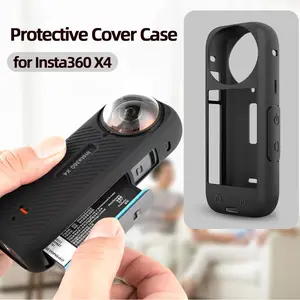 for Insta360 X4 Silicone Protective Cover Case, Protection, Sleeve Case for X4, for Outdoor Sports and Holiday Travel, Campus Photography, Lightweight Design, Easy to Install and Remove, Ideal Gift for X4 Users