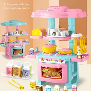 Kitchen Set for Ages 3-6, Includes Toy Food and Accessories, Perfect for Boys and Girls, Features Pots, Pans, and Cooking Tools, Kitchen Pretend Play Set
