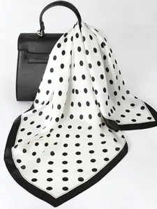 Boho Style Paisley Print Square Scarf, Fashionable Soft Comfortable Scarf for Women & Men, Casual Versatile Scarf for Daily Wear, Unisex Design