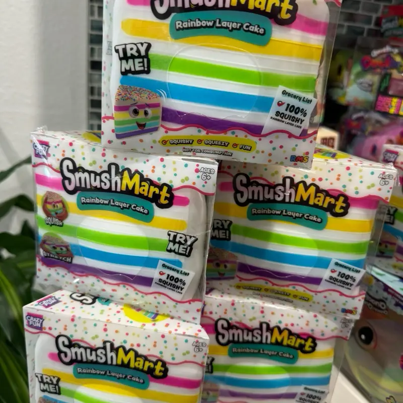 SmushMart Rainbow Layer Cake Squishy