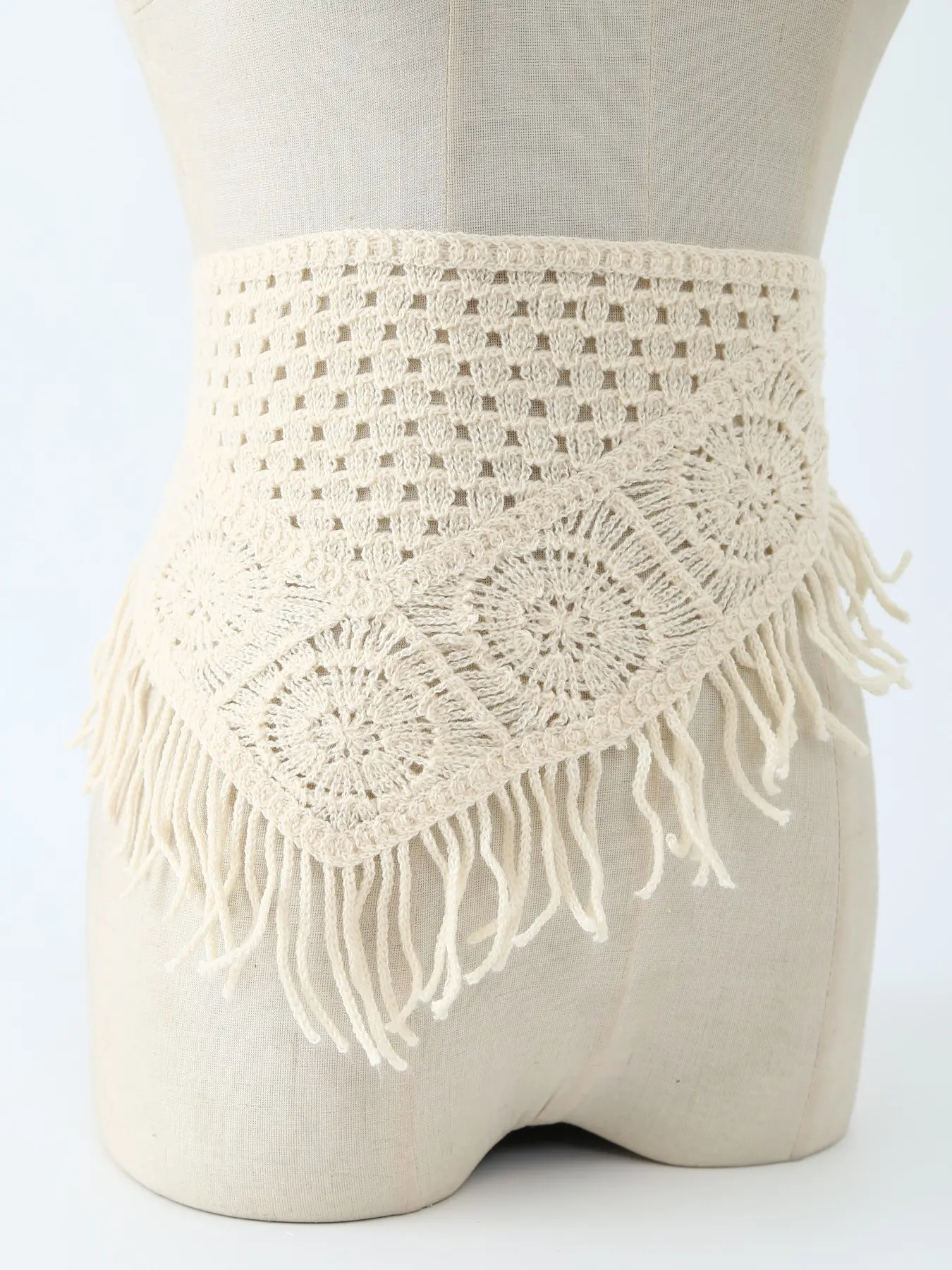 Triangle Waist Scarf Headband, Multifunctional Belt Wrap for Pants & Dresses, Casual Floral Design, Daily Wear for Women, Casual Trendy Waistband