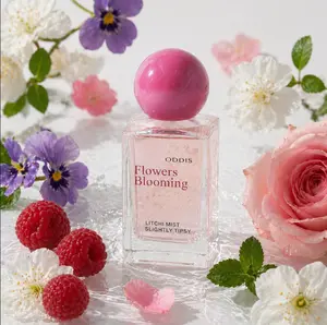 Women’s Fruity Floral Perfume | Lychee, Rose & Musk Scent Clean Girl Perfume | Fresh Rose & Soft Musk Everyday Scent, ODDIS Flowers Blooming Litchi Mist,Feminine Perfume That Smells Expensive | Fruity Floral Long Lasting
