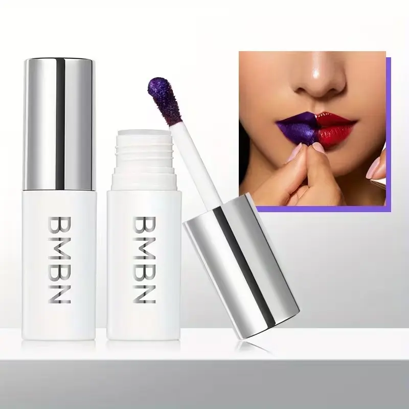 Peelable lip gloss and lip tint, matte effect, non-sticky gloss and lipstick, long-lasting and quick-drying, not easy to transfer, rich color makeup, portable travel makeup, suitable for all skin types, women's gift, daily makeup, travel, Christmas, birth
