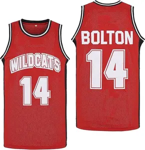 Wildcats #14 Troy Bolton High School Basketball Jersey,Stitched S-2XL,Gift for Game Day