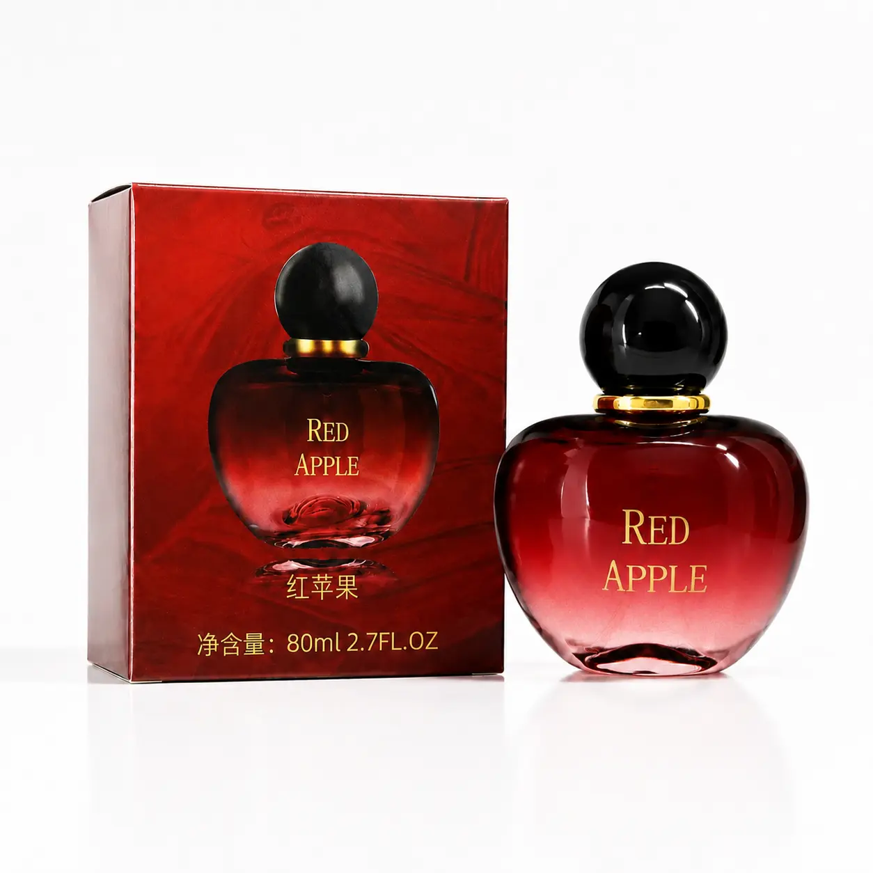 Red Apple Perfume for Women 80ML, Long Lasting Eau de Parfum Natural Spray, Sweet Fruity Floral Woody Fragrance with Jasmine, Sandalwood & Coconut, Fresh Soft Feminine Summer Scent, Elegant Date Night Aroma, Romantic Luxury Gift for Her