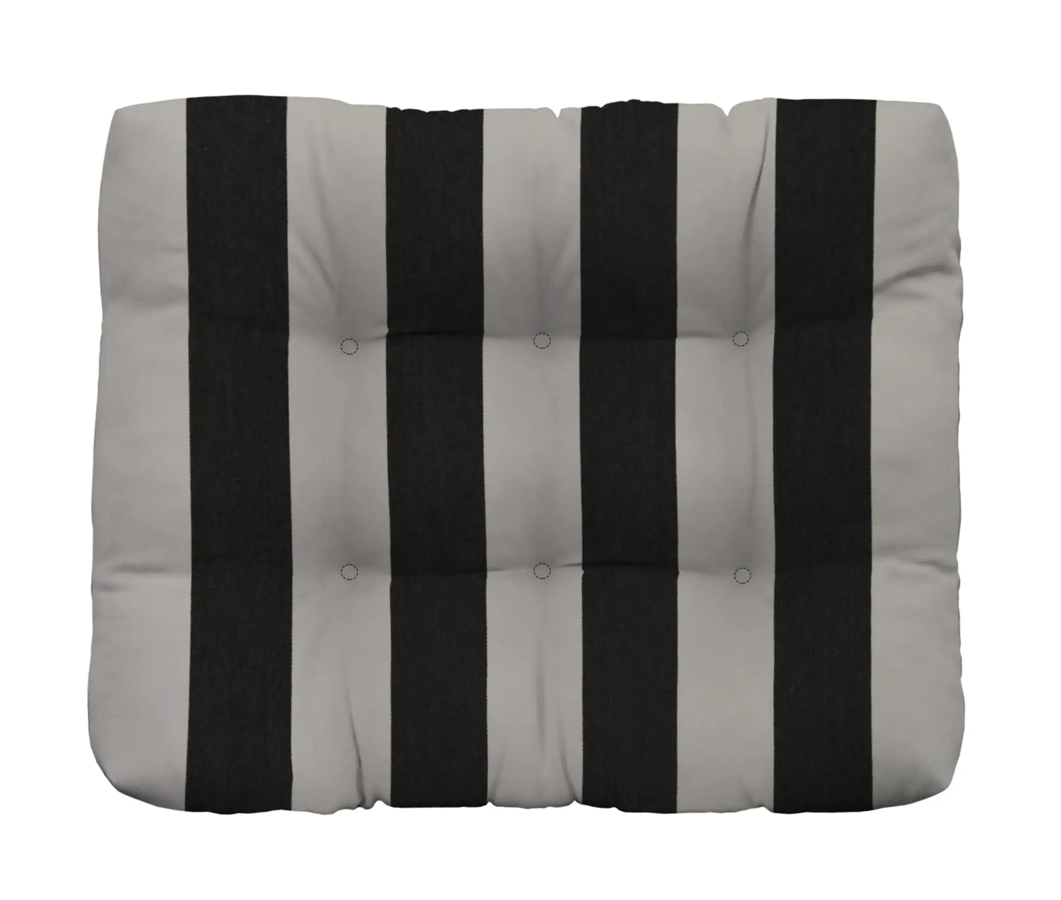 RSH Decor Tufted Ottoman Cushion for Outdoor Patio Furniture - 21" x 17" Sunbrella Fabric, Water-Resistant Replacement Cushion