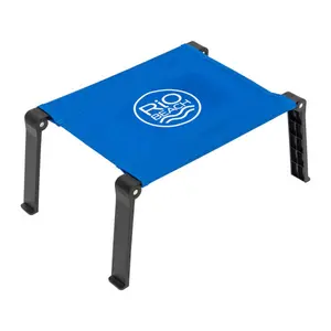 Rio Beach Blue Ultra Compact Fabric Folding Table Rio Beach Blue Ultra Compact Fabric Folding Table