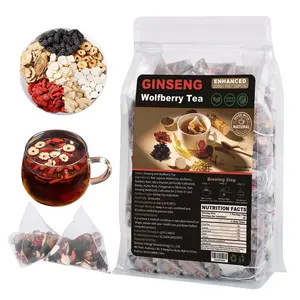 Men’s Vitality & Kidney Support Tea — Ginseng, Maca & Red Dates Herbal Drink Wellness Tea Blend