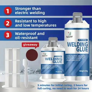 Strong Ab Glue More Durable Than Welding, High and Low Temperature Resistant, Corrosion Proof, Waterproof Adhesive, Easy to Use, Long Lasting Adhesive