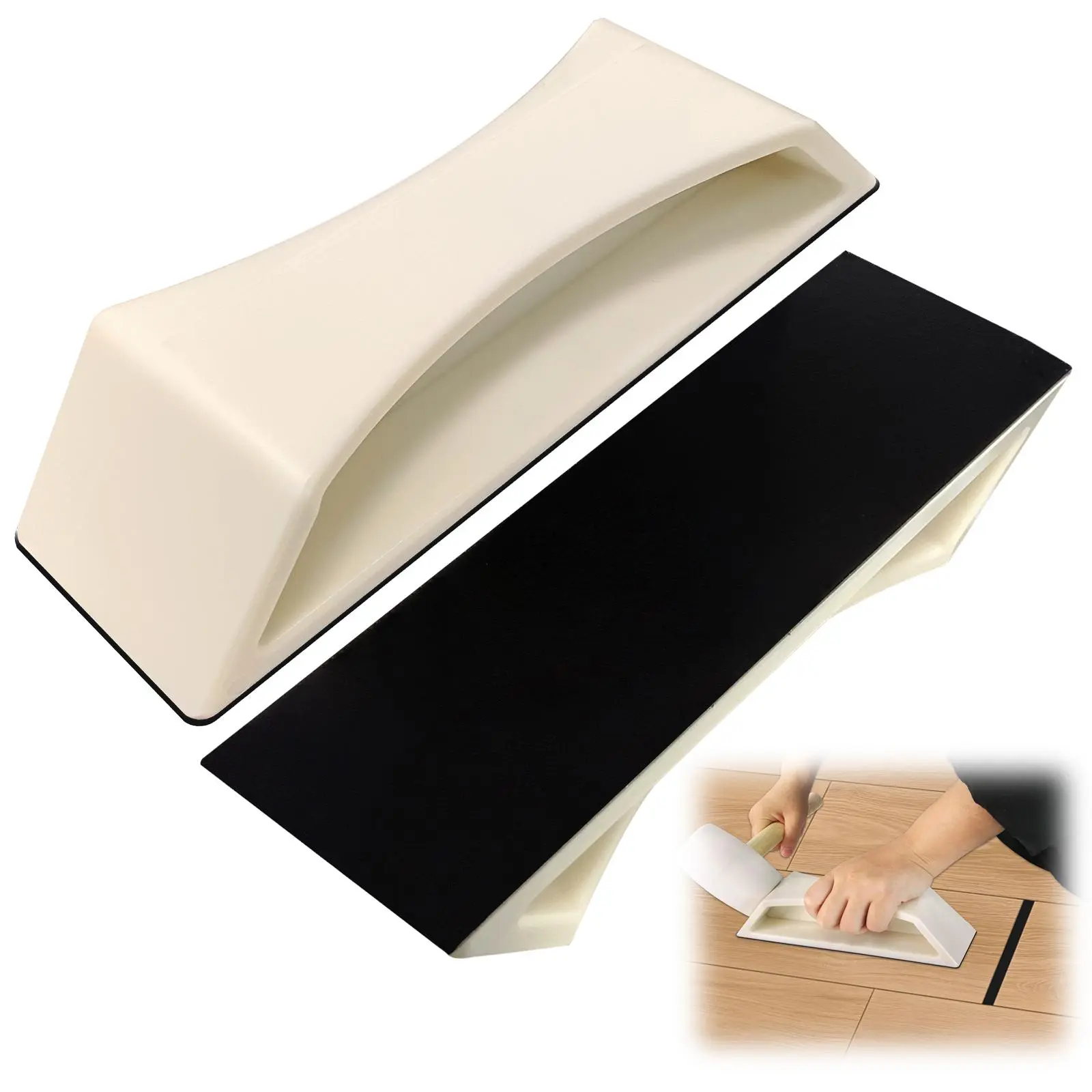 Heavy Duty Floor Gap Fixer with Washable Adhesive Pad Laminate Flooring Tools , Quick Lock & Release Repair Tool for Vinyl, Laminate Floors, Home Repair Tools, Keeps Floors Clean