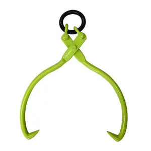 212 MAIN 16 in. Forged Steel Lifting & Skidding Tongs, Heavy-Duty Hardware Clamps, Log Handlers for Log Lifting Tasks