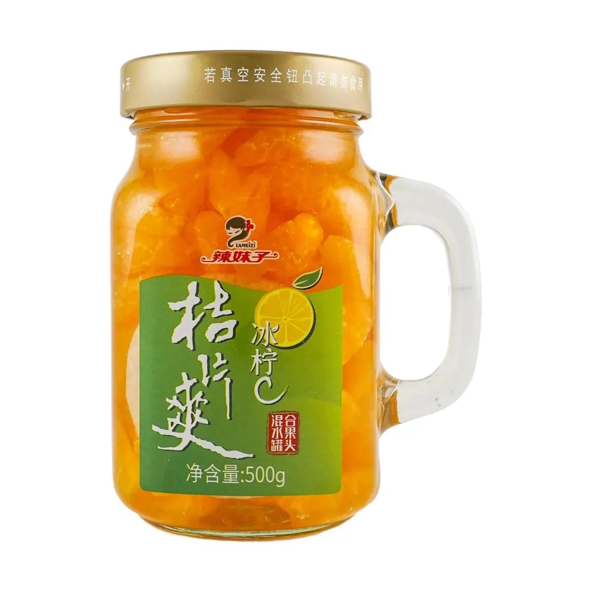 Lameizi Mixed Fruit Orange Slices in Syrup - 500g Canned Delights, Refreshing Citrus Flavor