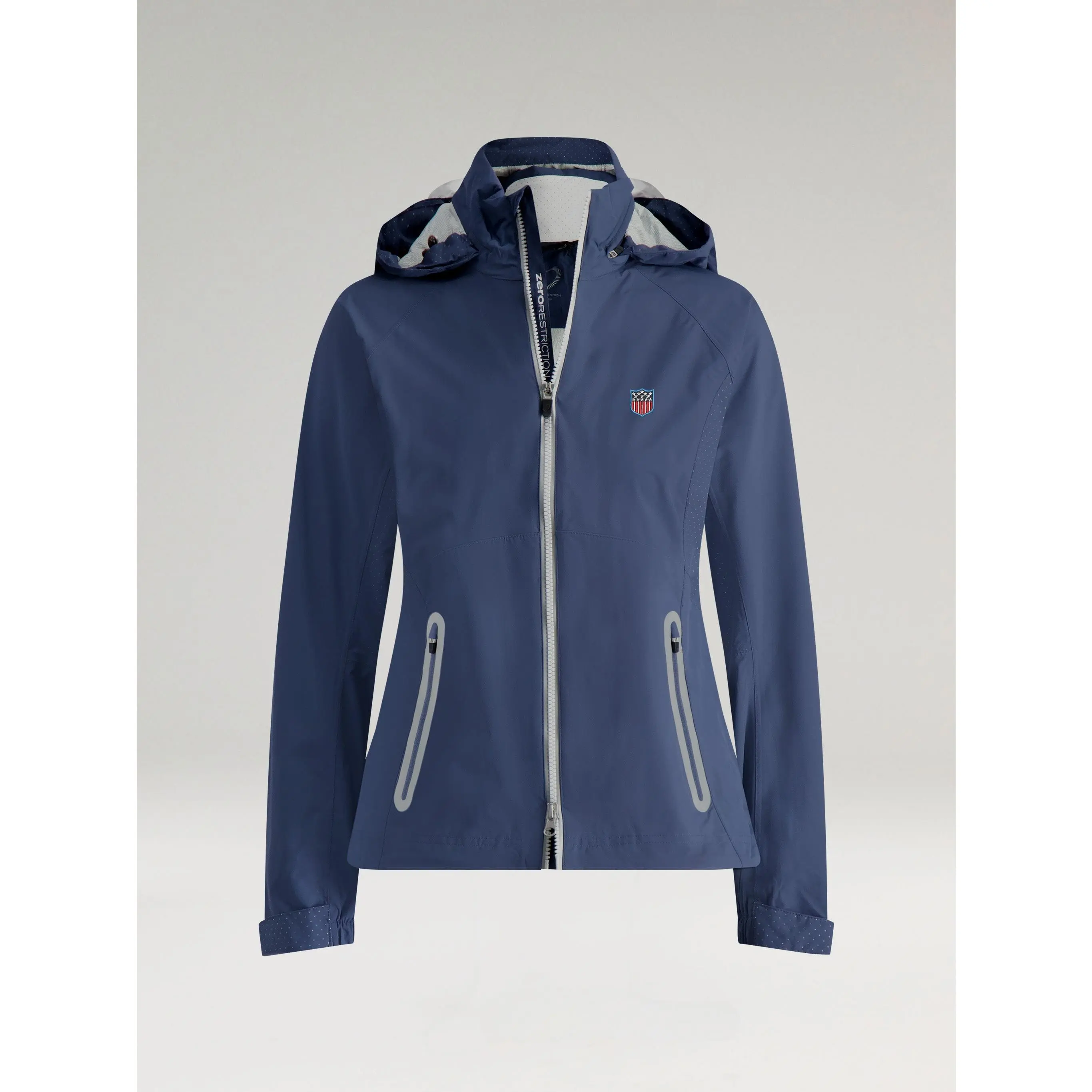 Hooded Olivia Jacket | USA Shield