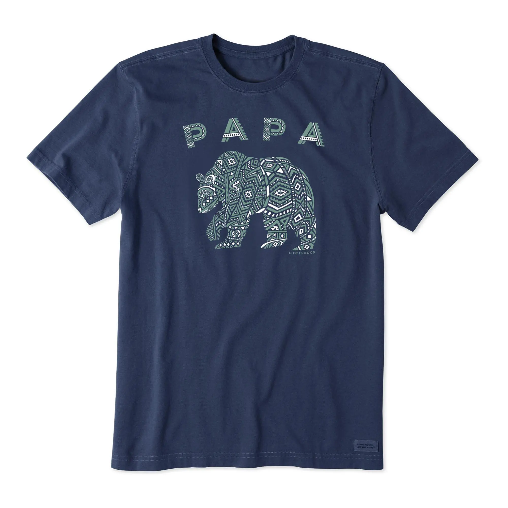 Life is Good Men's Primal Bear Crusher Knit Tee